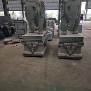 萍乡芝麻灰花岗岩对象 芝麻白芝麻灰大象