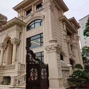 萍乡黄金麻别墅外墙异形定制