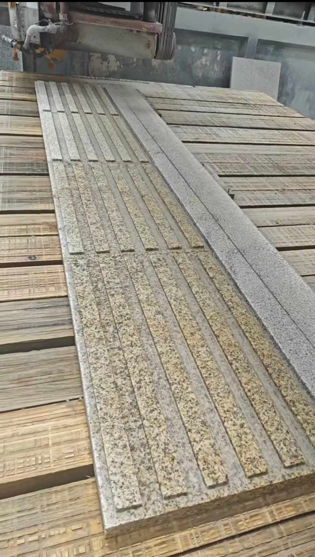 萍乡黄金麻盲道石 盲条