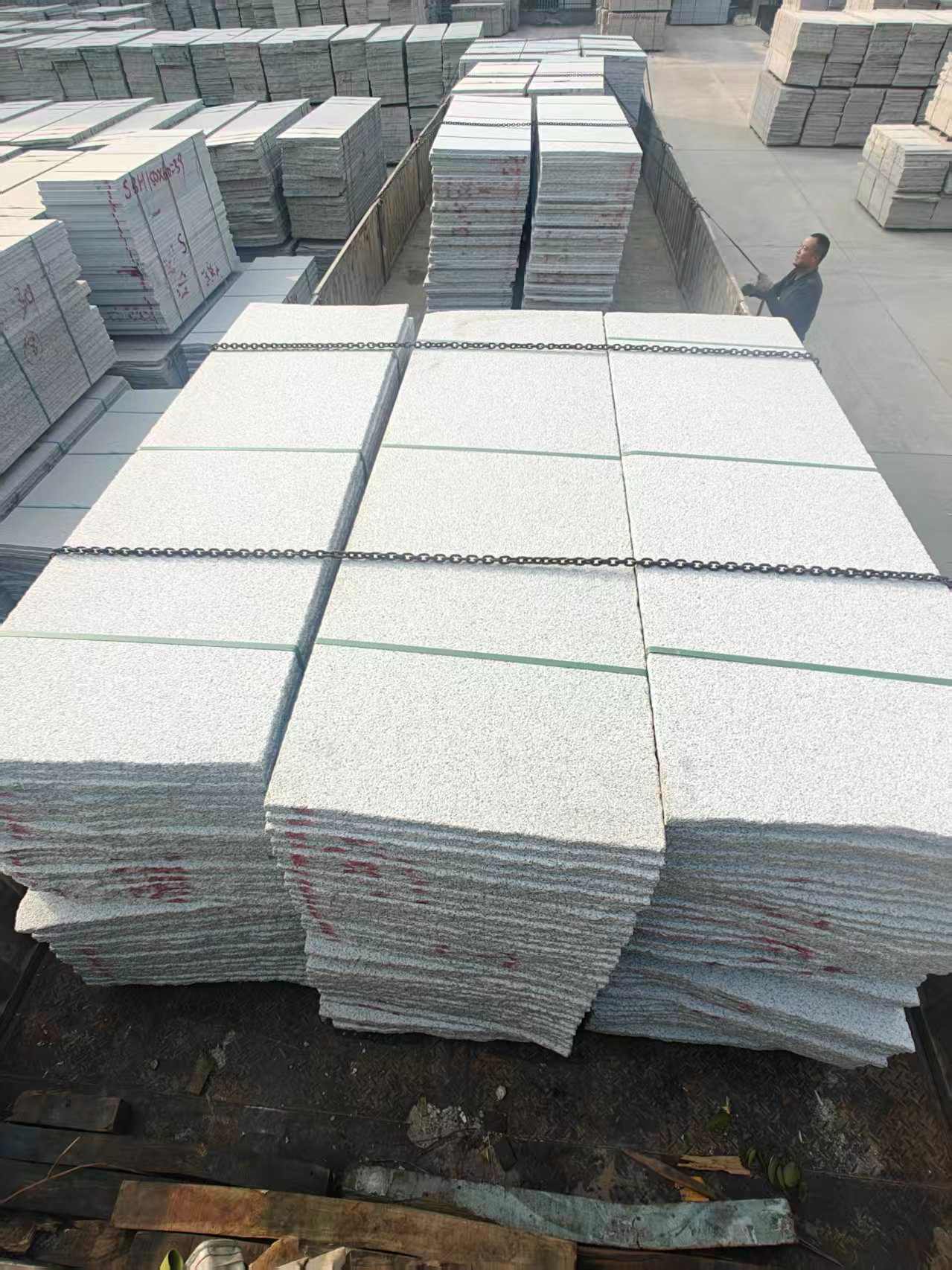 萍乡芝麻白毛板，石材毛板